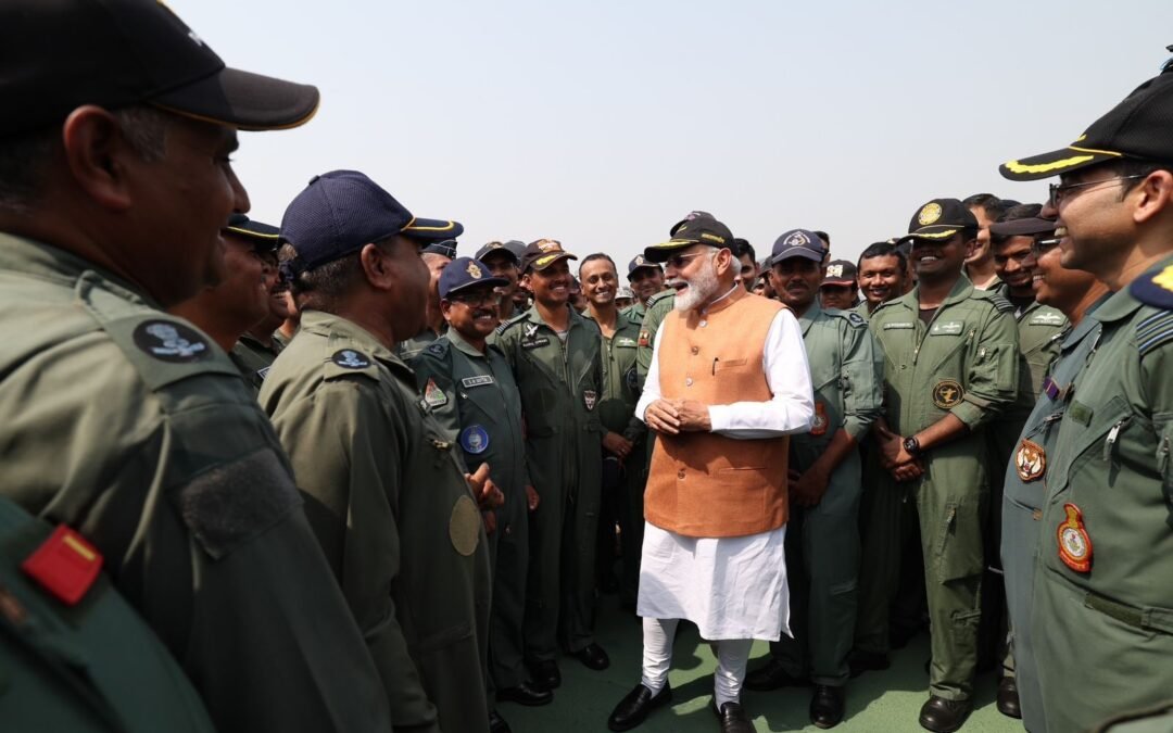 जंग का माहौल शांत होते ही जालंधर के आदमपुर में पहुंचे देश के प्रधानमंत्री