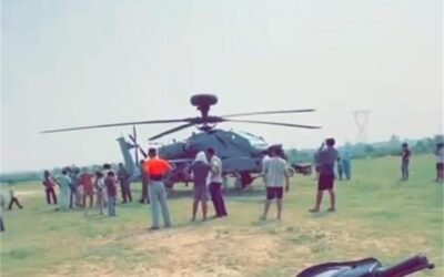एयरफोर्स के अपाचे हेलीकॉप्टर की पंजाब में हुई एमरजैंसी लैंडिग