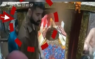 माँ चिंतपूर्णी दरबार में बड़ी घटना, गर्भ ग्रह में पुलिस और पुज़ारी में हाथापाई