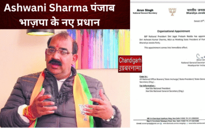 पंजाब भाज़पा को मिला नया प्रधान, इस नेता को लगाया गया Working President