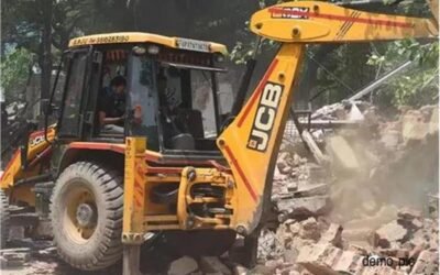 मुख्यमंत्री मान की ‘नशे के खिलाफ जंग’ में बड़ी कार्रवाई:  नशा तस्कर का अवैध मकान गिराया गया