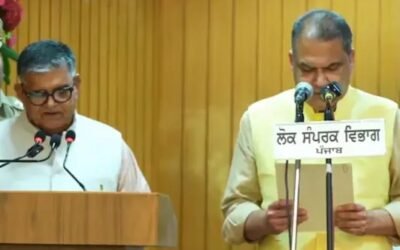 पंजाब कैबनिट में होगी नए मंत्री की एंट्री, राज्यपाल ने दिलाई शपथ