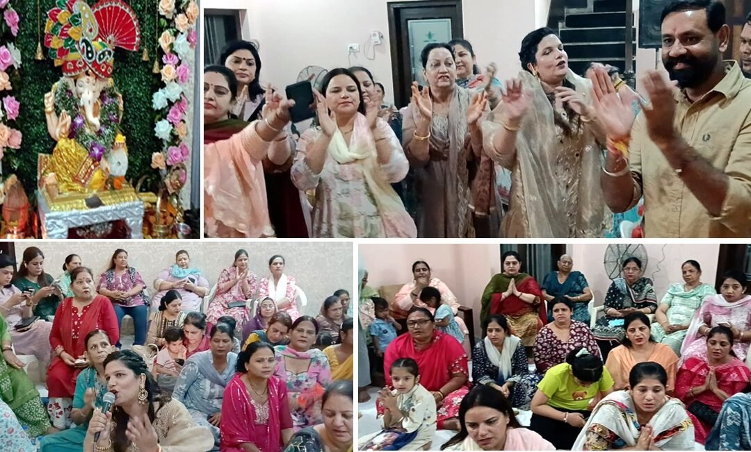श्री गणेश उत्सव: विजय सांपला परिवार ने किया गणपति प्रतिमा का विधिवत स्थापना