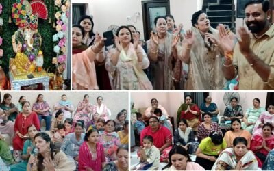 श्री गणेश उत्सव: विजय सांपला परिवार ने किया गणपति प्रतिमा का विधिवत स्थापना