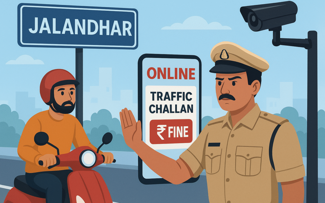 जालंधर में ट्रैफिक नियम तोड़ना अब पड़ेगा महंगा! 29 सितंबर से शुरू होगी ऑनलाइन चालान व्यवस्था