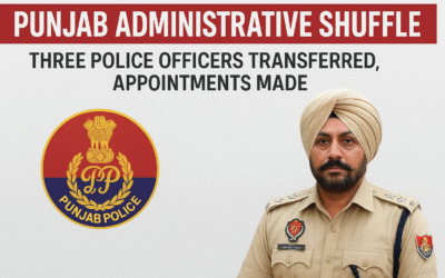 पंजाब में प्रशासनिक फेरबदल: तीन पुलिस अधिकारियों के तबादले और नई नियुक्तियां