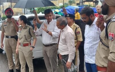 डीसी और सीपी ने किया हाईवे का संयुक्त निरीक्षण, बारिश के बीच ट्रैफिक व सुरक्षा व्यवस्था की समीक्षा