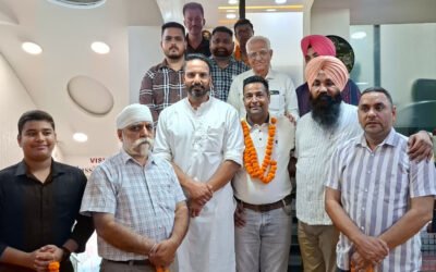 बॉबी चम और हरनूर सिंह हरजी मान ने व्यापारियों को पार्टी की विचारधारा से जोड़ने का आह्वान किया