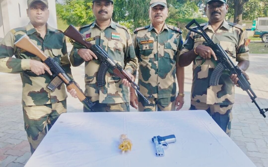 भारत-पाक बॉर्डर पर फिर ड्रोन से हथियार और 4 किलो आईस ड्रग्स बरामद