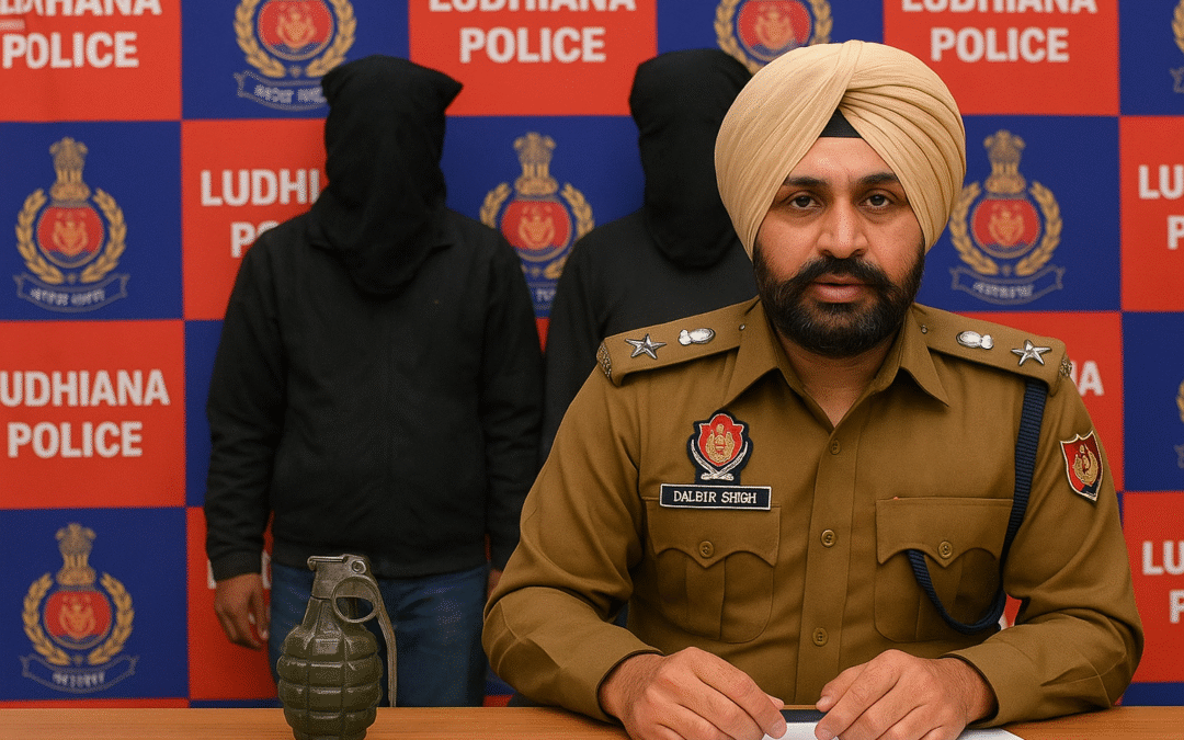 लुधियाना में बड़ा आतंकी मॉड्यूल बेनकाब: हैंड ग्रेनेड सहित 3 आतंकवादी गिरफ्तार, ISI से जुड़ाव का खुलासा