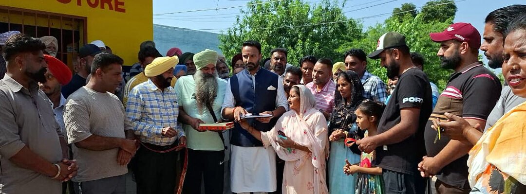 हरजी मान ने 2.22 करोड़ की लागत से शुरू करवाया गांवों को जोड़ने वाली संपर्क सड़कों का निर्माण