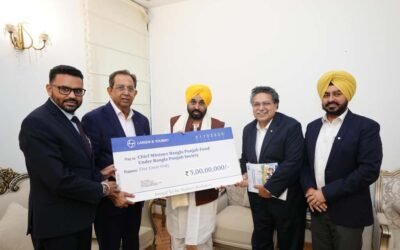 पंजाब बाढ़ पीड़ितों के लिए एलएंडटी ने दिए 5 करोड़, CM मान बोले- “हर पैसा पारदर्शिता से होगा खर्च”