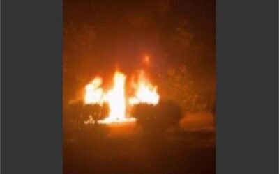 वेरका में कार में लगी आग का सच आया सामने — पेट्रोल बम नहीं, प्राकृतिक कारण से लगी थी आग; जली कार से अवैध पिस्तौल बरामद