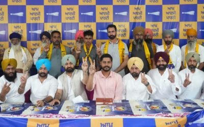 वरिष्ठ नेता ‘आप’ में शामिल, हरमीत संधू को मिला भारी समर्थन