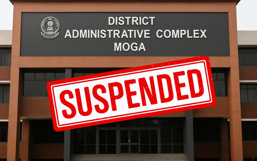 मोगा की एडीसी चारुमिता सस्पेंड — जमीन घोटाले में पंजाब सरकार की बड़ी कार्रवाई