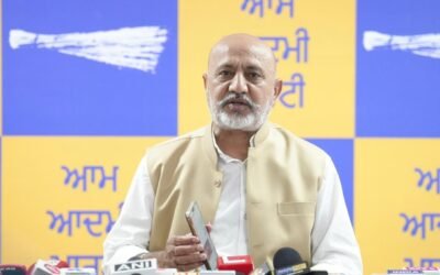 गुजरात जेल में बंद गैंगस्टर की धमकी पर AAP का भाजपा पर हमला—बलतेज पन्नू बोले, भाजपा बताए मोबाइल कैसे पहुँचा?