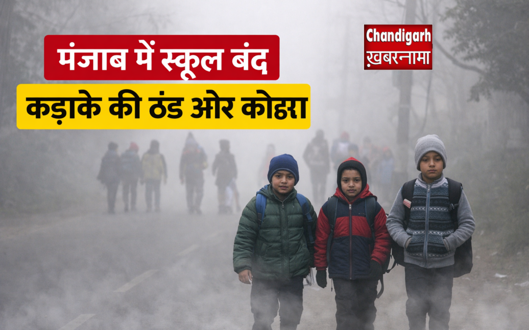 कड़ाके की ठंड और घने कोहरे के चलते पंजाब में सभी स्कूल बंद, शिक्षा विभाग का आदेश