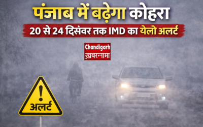 पंजाब में बढ़ेगा कोहरा, 20 से 24 दिसंबर तक IMD का येलो अलर्ट जारी