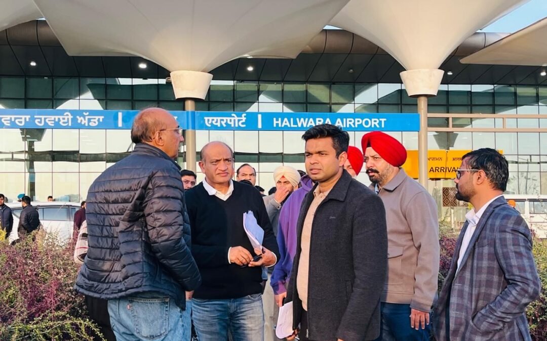 हलवारा एयरपोर्ट के वर्चुअल उद्घाटन की तैयारियां अंतिम चरण में, DC हिमांशु जैन ने लिया जायजा