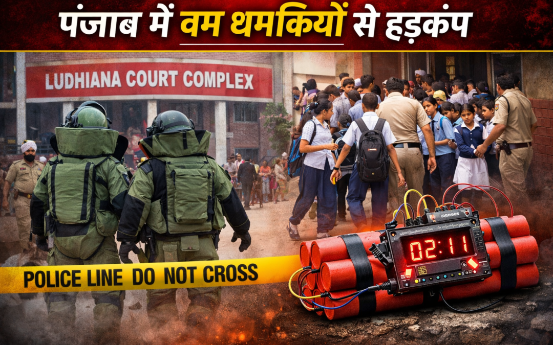 लुधियाना कोर्ट के बाद मोगा–अमृतसर के स्कूलों को बम से उड़ाने की धमकी, सुरक्षा एजेंसियां अलर्ट