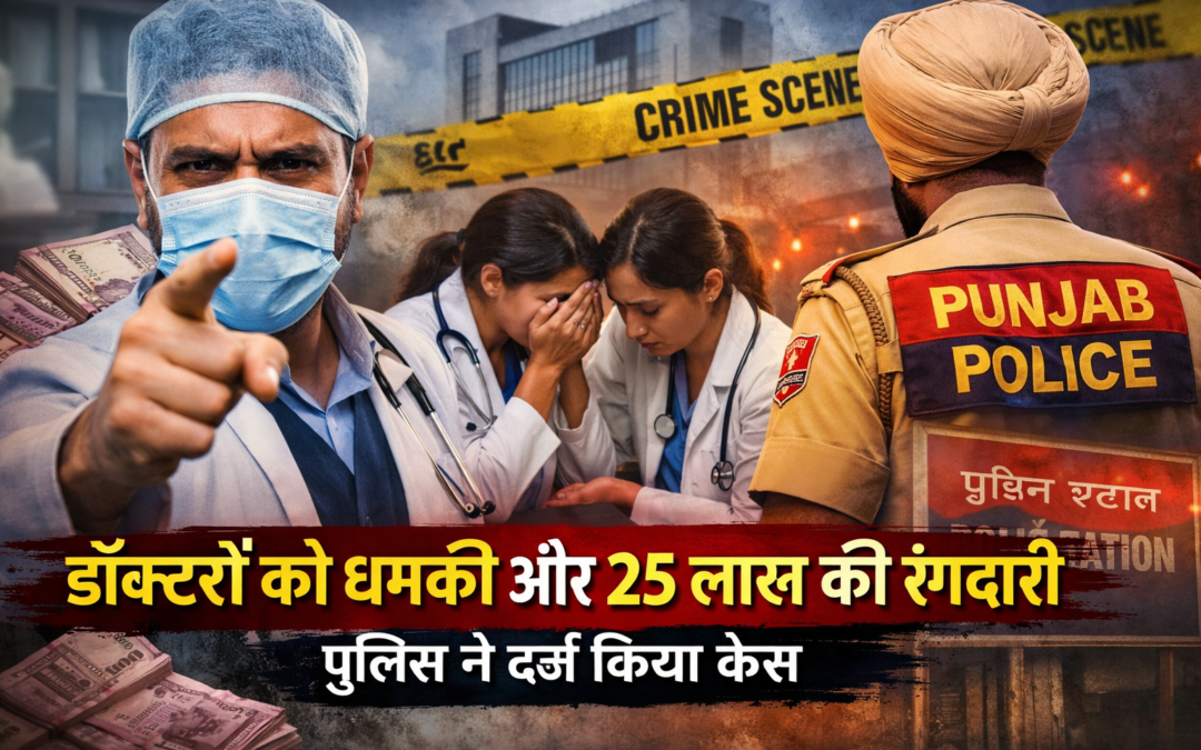 डॉक्टरों को जान से मारने की धमकी और 25 लाख की रंगदारी का आरोप, पुलिस ने दर्ज किया केस