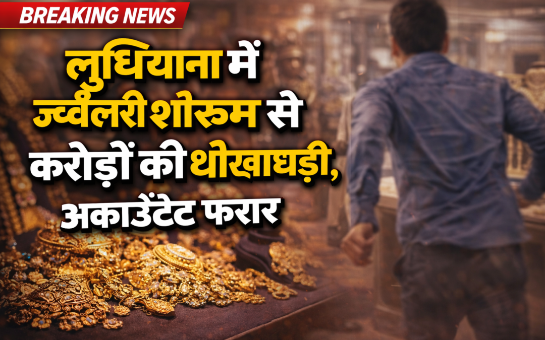 लुधियाना: ज्वैलरी शोरूम से करोड़ों की धोखाधड़ी, अकाउंटेंट फरार