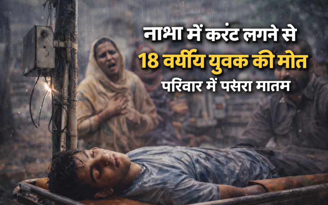 नाभा में करंट की चपेट में आने से 18 वर्षीय युवक की मौत, परिवार में मातम
