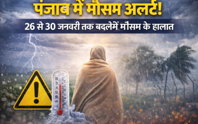 पंजाब में फिर बढ़ी ठंड, 26 से 30 जनवरी तक मौसम अलर्ट जारी