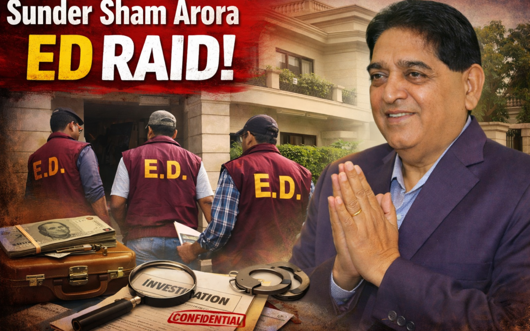 पूर्व मंत्री सुंदर शाम अरोड़ा के घर ईडी की कार्रवाई, दस्तावेजों की जांच जारी