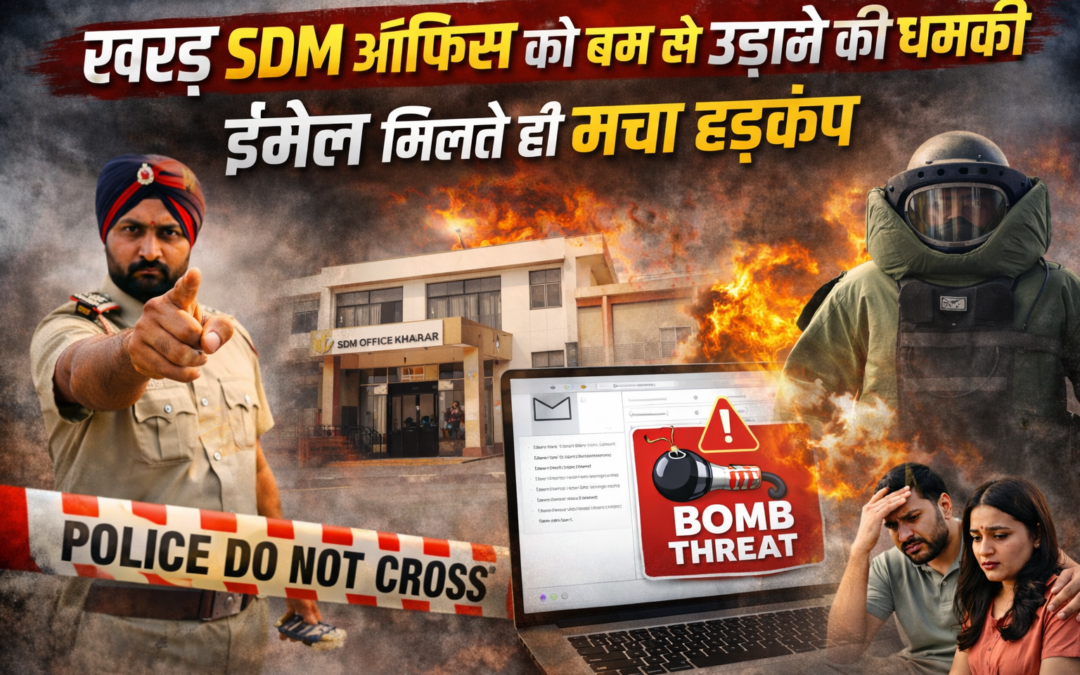 खरड़ SDM कार्यालय को बम से उड़ाने की धमकी, ईमेल मिलते ही मचा हड़कंप