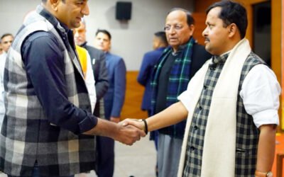 भाजपा के युवा राष्ट्रीय अध्यक्ष नितिन नबीन से मिले अशोक दुग्गल, दी बधाई