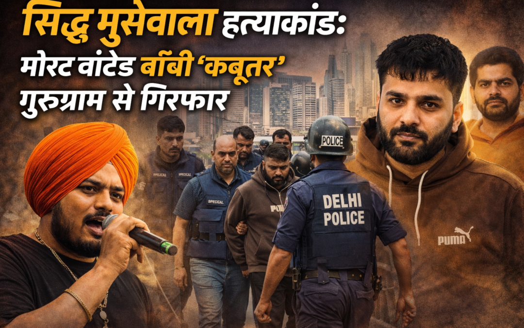 सिद्धू मूसेवाला हत्याकांड: मोस्ट वांटेड बॉबी ‘कबूतर’ गुरुग्राम से गिरफ्तार