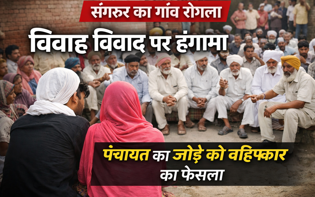 संगरूर के गांव रोगला में विवाह विवाद, पंचायत ने जोड़े के बहिष्कार का फैसला लिया
