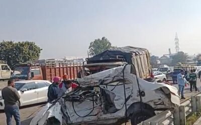 गोराया-फगवाड़ा हाईवे पर भीषण सड़क हादसा, कार-टिपर टक्कर में 3 युवकों की मौत