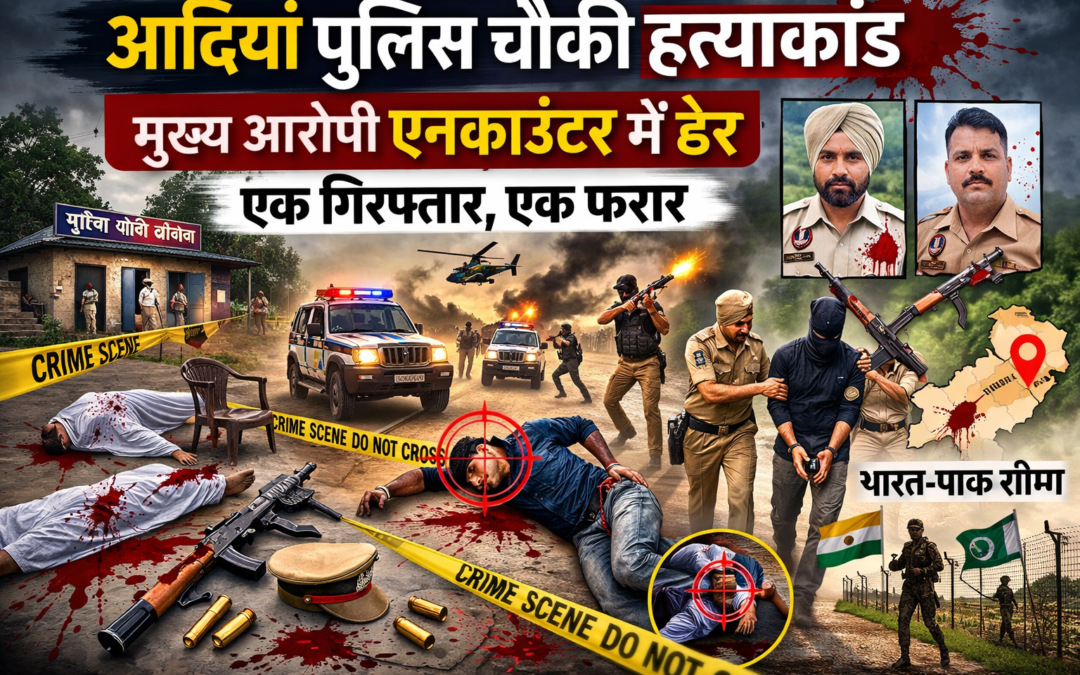 पुलिस चौकी हत्याकांड में बड़ा एक्शन, मुख्य आरोपी एनकाउंटर में ढेर, एक गिरफ्तार