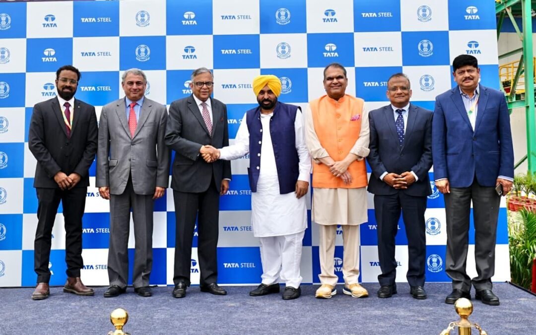 लुधियाना में टाटा स्टील का मेगा प्लांट शुरू: CM भगवंत मान बोले—हजारों युवाओं को मिलेगा रोजगार, पंजाब बनेगा इंडस्ट्रियल हब