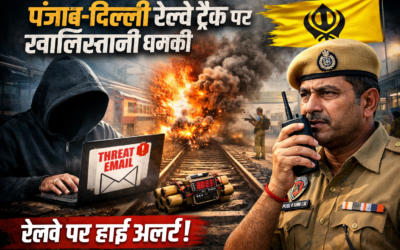 पंजाब-दिल्ली रेलवे ट्रैक को बम से उड़ाने की धमकी, खालिस्तान नेशनल आर्मी के नाम से ई-मेल