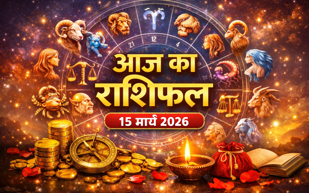 Aaj Ka Rashifal 15 March 2026: जानें मेष से मीन तक सभी 12 राशियों का आज का राशिफल