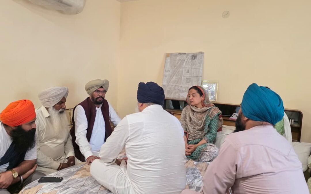 गगनदीप सिंह रंधावा के निधन पर धालीवाल ने जताया शोक, परिवार को दिया हर संभव सहयोग का भरोसा