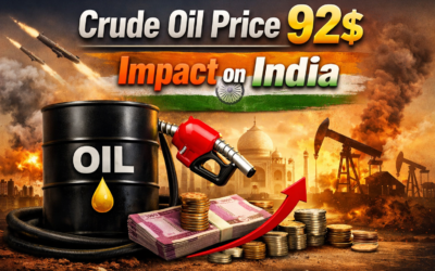 खाड़ी में बढ़ते तनाव का असर: कच्चा तेल 92 डॉलर प्रति बैरल पहुंचा, भारत में महंगाई बढ़ने की आशंका
