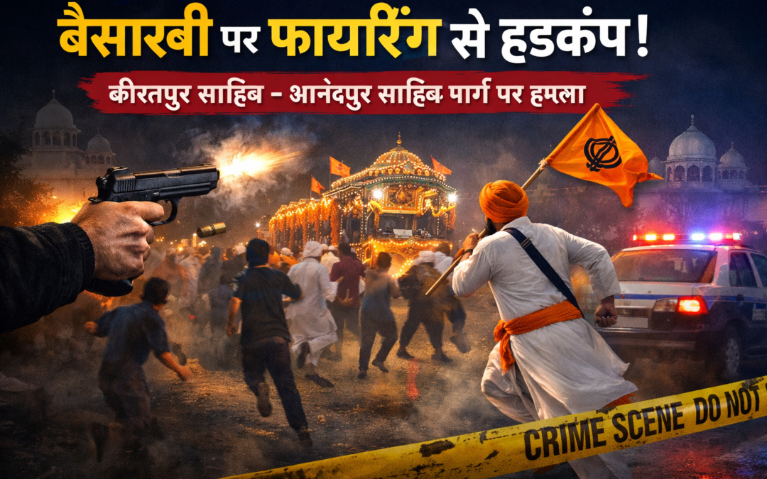 बैसाखी पर फायरिंग से दहशत: कीरतपुर साहिब-आनंदपुर साहिब मार्ग पर संगत पर हमला