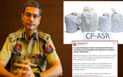अमृतसर में 7 किलो हेरोइन बरामद, पाकिस्तान लिंक वाले ड्रग नेटवर्क का भंडाफोड़