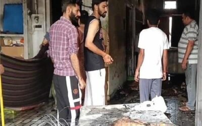 मोगा में भीषण आग से मचा हड़कंप: शॉर्ट सर्किट से घर जला, 20 लाख का नुकसान