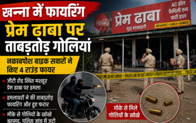 खन्ना में दिनदहाड़े फायरिंग: मशहूर प्रेम ढाबा पर बाइक सवारों का हमला, इलाके में दहशत