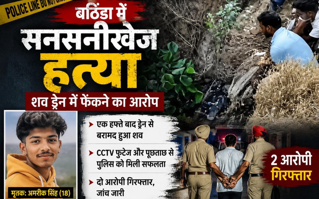 एक हफ्ते बाद ड्रेन से बरामद हुआ युवक का शव, CCTV फुटेज और …………