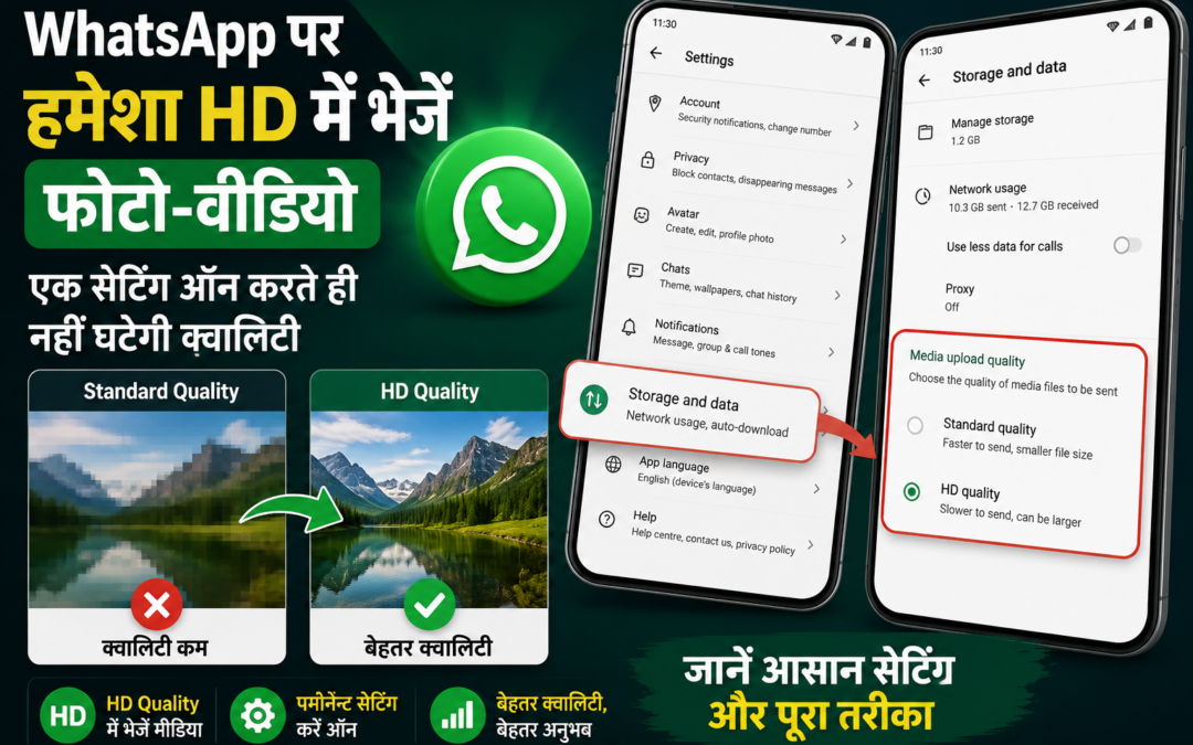 WhatsApp पर अब हमेशा HD में भेजें फोटो-वीडियो, एक सेटिंग ऑन करते ही नहीं घटेगी क्वालिटी