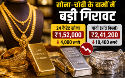 सोना-चांदी खरीदने वालों के लिए खुशखबरी, एक दिन में कीमतों में बड़ी गिरावट