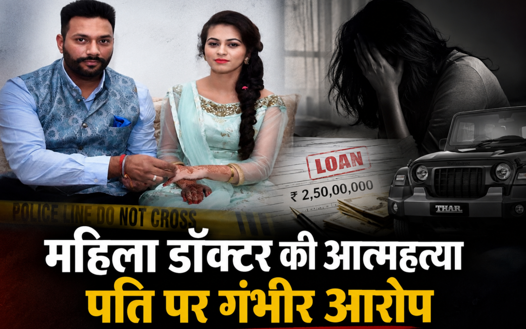 महिला डॉक्टर की मौत से मचा हड़कंप, पति पर उठे सवाल