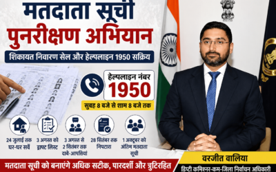 शिकायतों के लिए कंट्रोल रूम और हेल्पलाइन 1950 सक्रिय, जानें पूरी प्रक्रिया