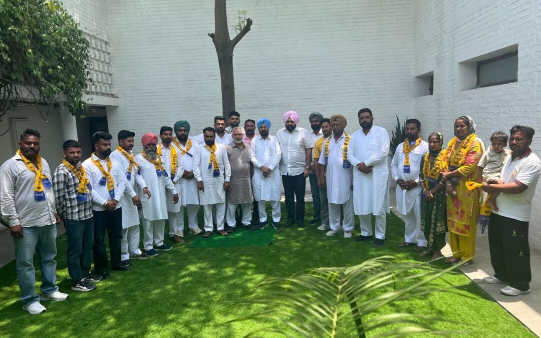 AAP को बुढलाडा में बड़ी मजबूती, बोहा-बरेटा के कई आजाद पार्षद पार्टी में शामिल